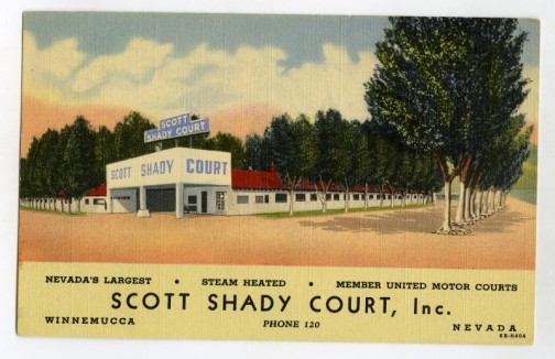 Scott Shady Court Postcard