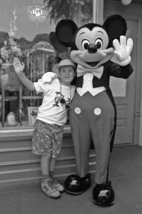 Alex with Mickey