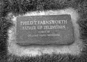 Philo Farnsworth tombstone copy