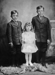 Cora Irene Morton, brothers Milt & Lawrence copy
